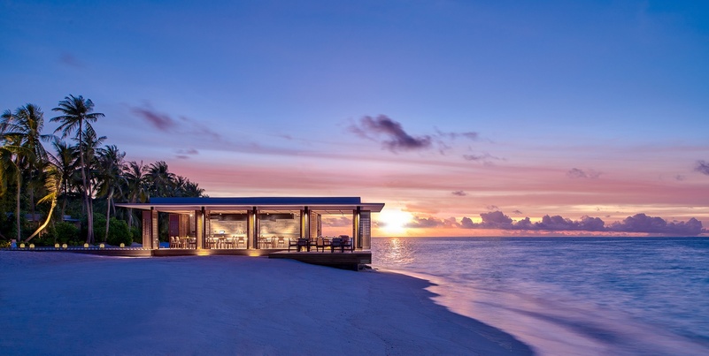 Alila Kothaifaru Maldives Бар Отеля На Пляже
